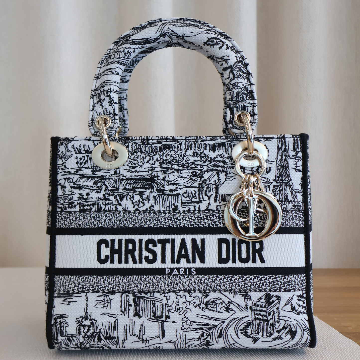 Dior Lady Dior D-Lite Arc de Triomphe (Whatsapp for Price & Grade)