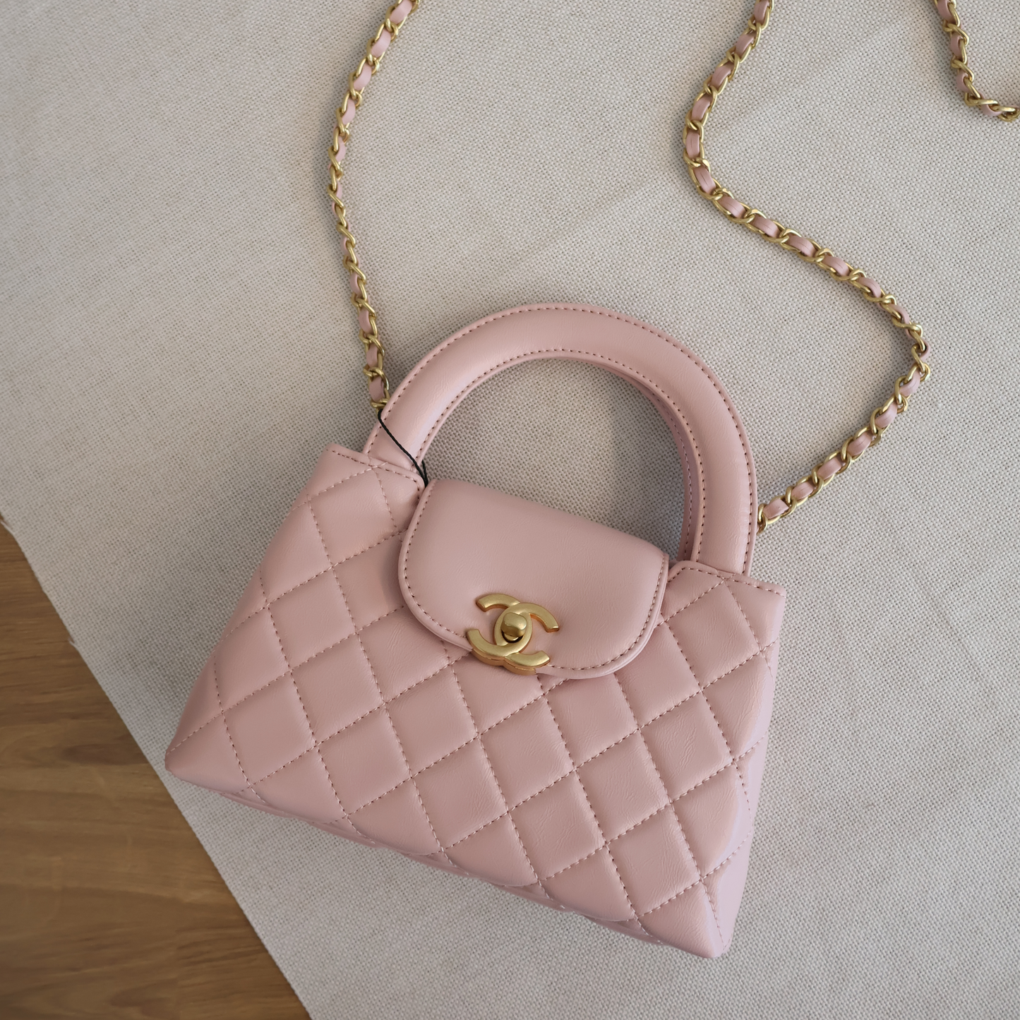 Chanel Pink Vintage Bowling Bag (Whatsapp for Price & Grade)