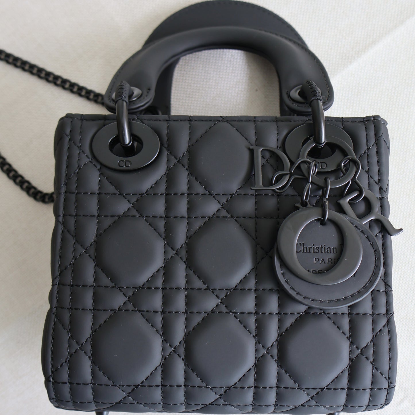 Dior Lady Dior Matte Black (Whatsapp for Price & Grade)