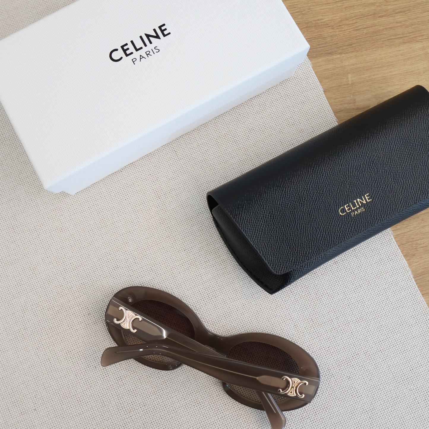 Celine Sunglasses CL40194 Beige Transparent (Whatsapp for Price & Grade)