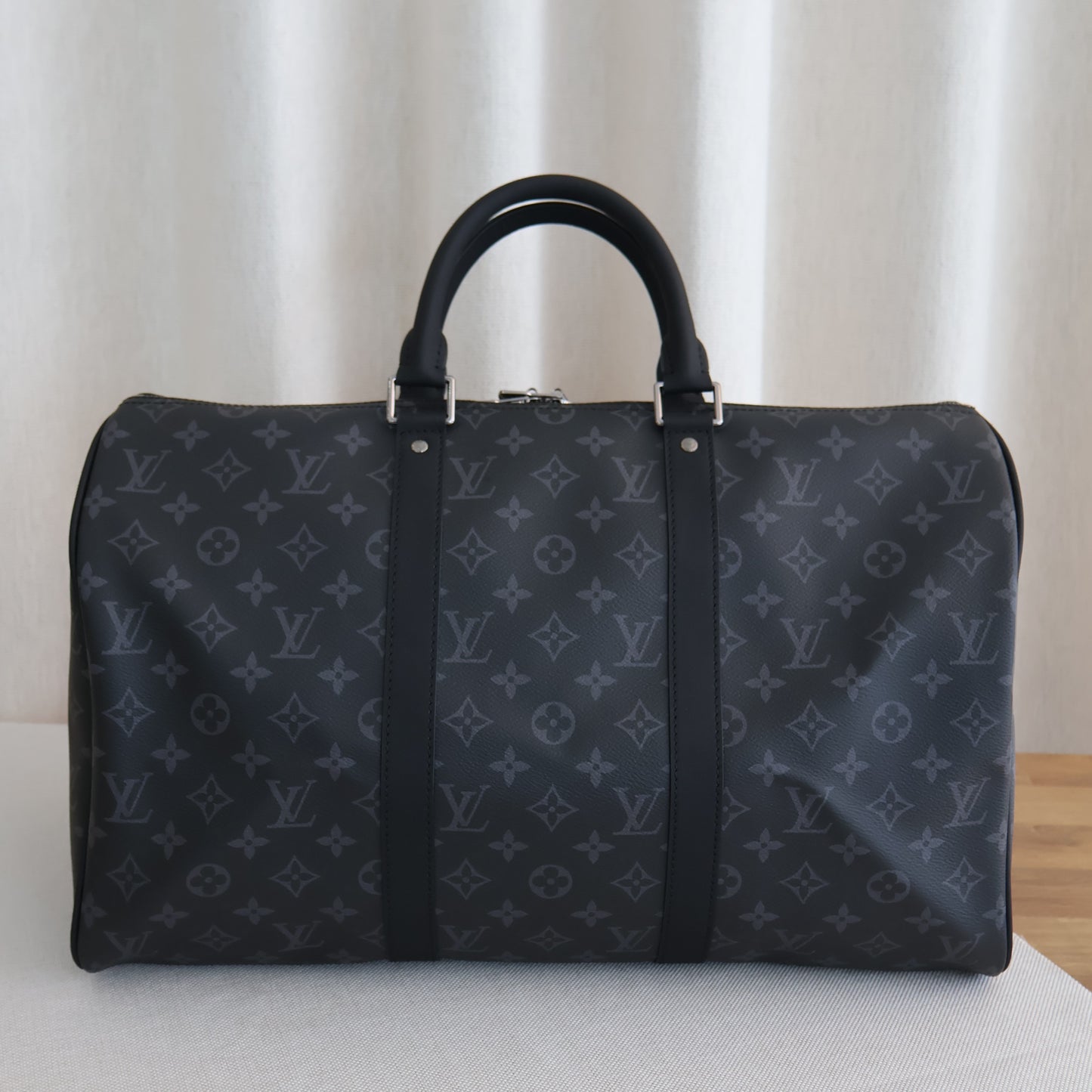 Louis Vuitton Keepall Bandouliere 45cm Monogram Eclipse (Whatsapp for Price & Grade)