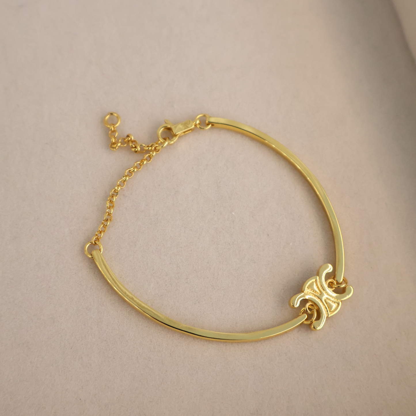 Celine Triomphe Articulated Bracelet Gold (Whatsapp for Price & Grade)