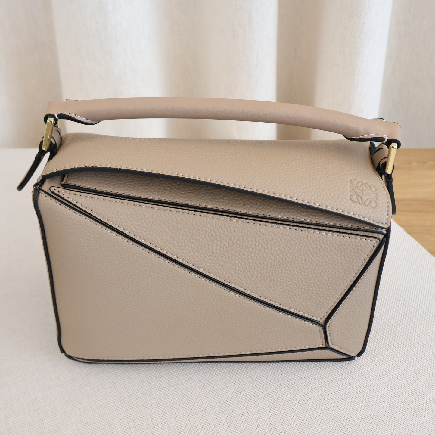 Loewe Puzzle Top Handle Bag Beige (Whatsapp for Price & Grade)