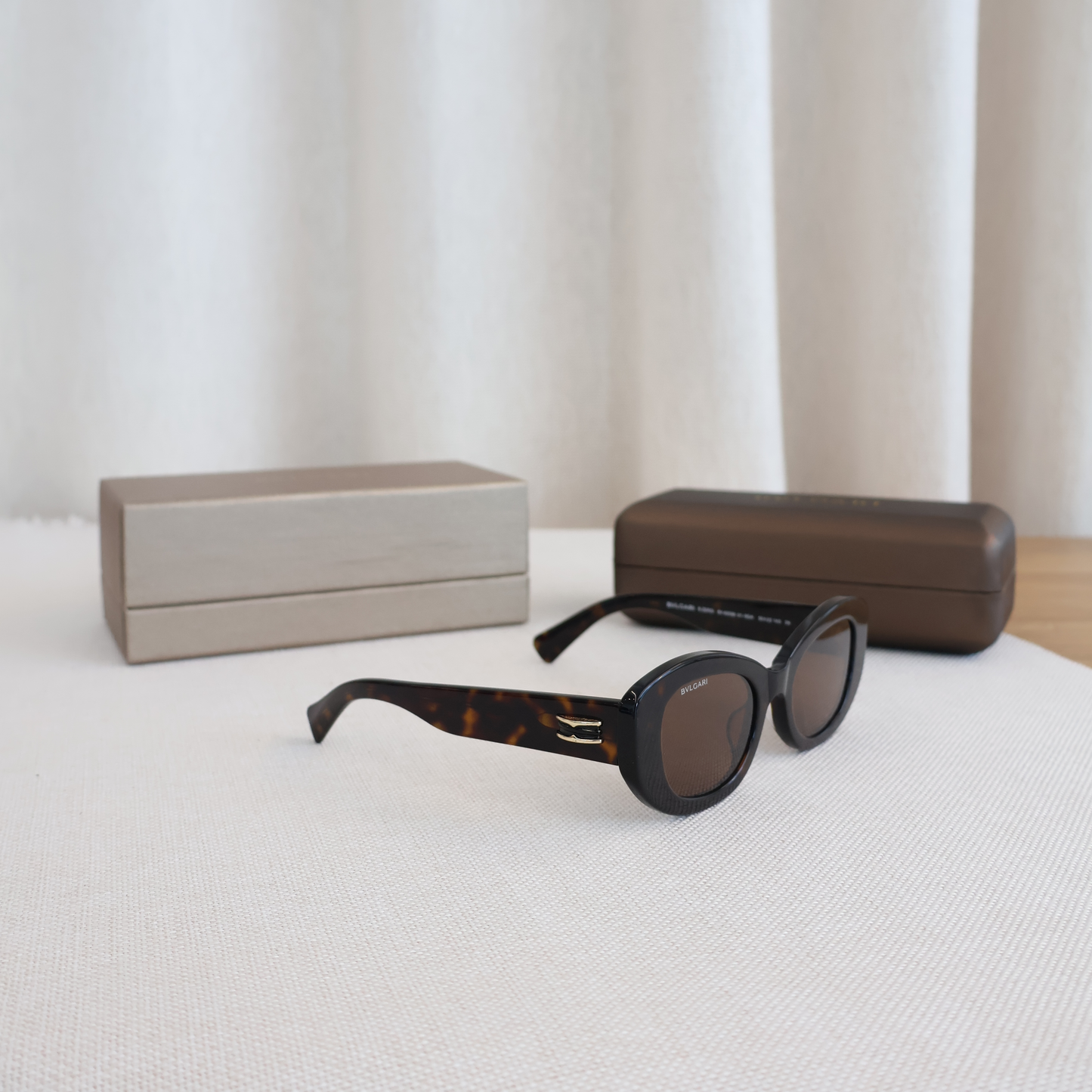 Bvlgari B.Zero 1 Brown Sunglasses (Whatsapp for Price & Grade)