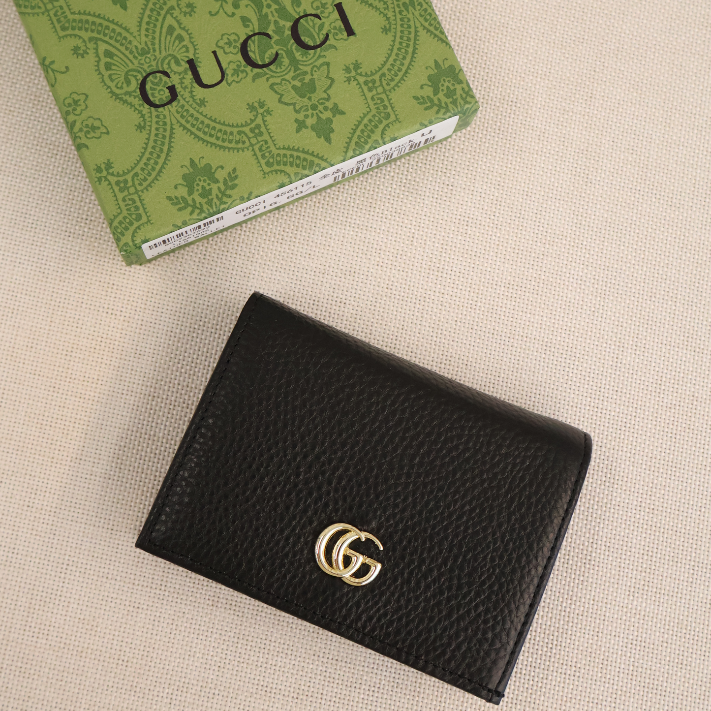 Gucci Short Flip Wallet Black (Whatsapp for Price & Grade)