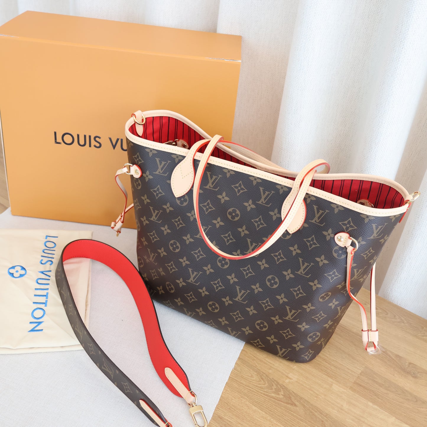 Louis Vuitton New Reversible Neverfull (Whatsapp for Price & Grade)