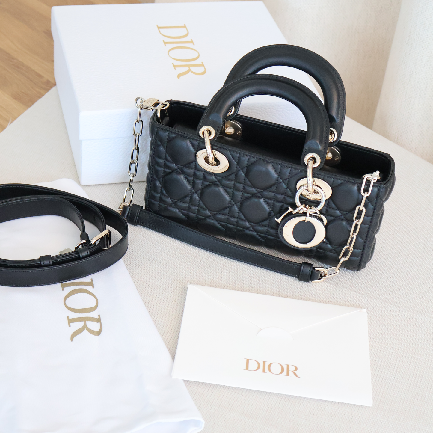 Dior Lady Dior D-Joy Black (Whatsapp for Price & Grade)